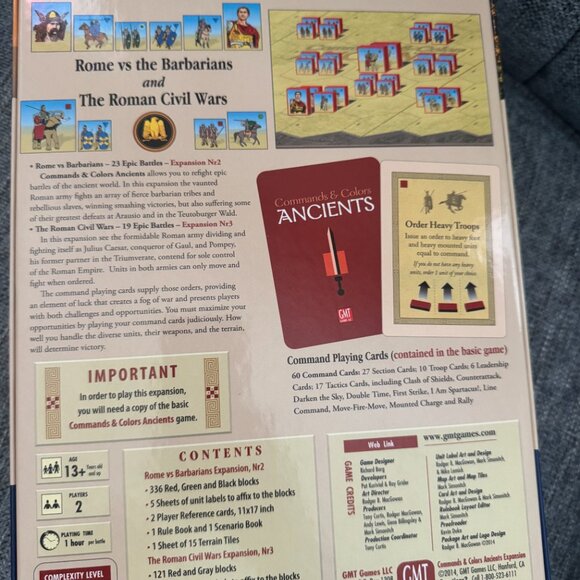 Commands & Colors: Ancients Expansions #2 and #3 – Rome vs the Barbarians; The R - Picture 6 of 14